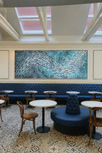 FISH VORTEX MEDITATION BLUE - Alessandro Vinci - Quadri Su Commissione