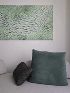 FISH VORTEX MEDITATION VERDE - Alessandro Vinci - Quadri Su Commissione
