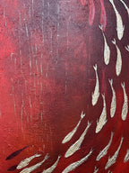 FISH VORTEX RED - Alessandro Vinci - Quadri Su Commissione